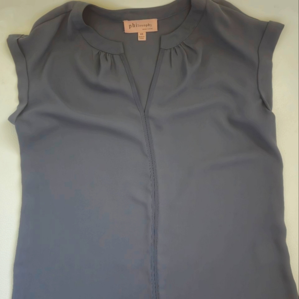 Philosophy Women's Gray Top